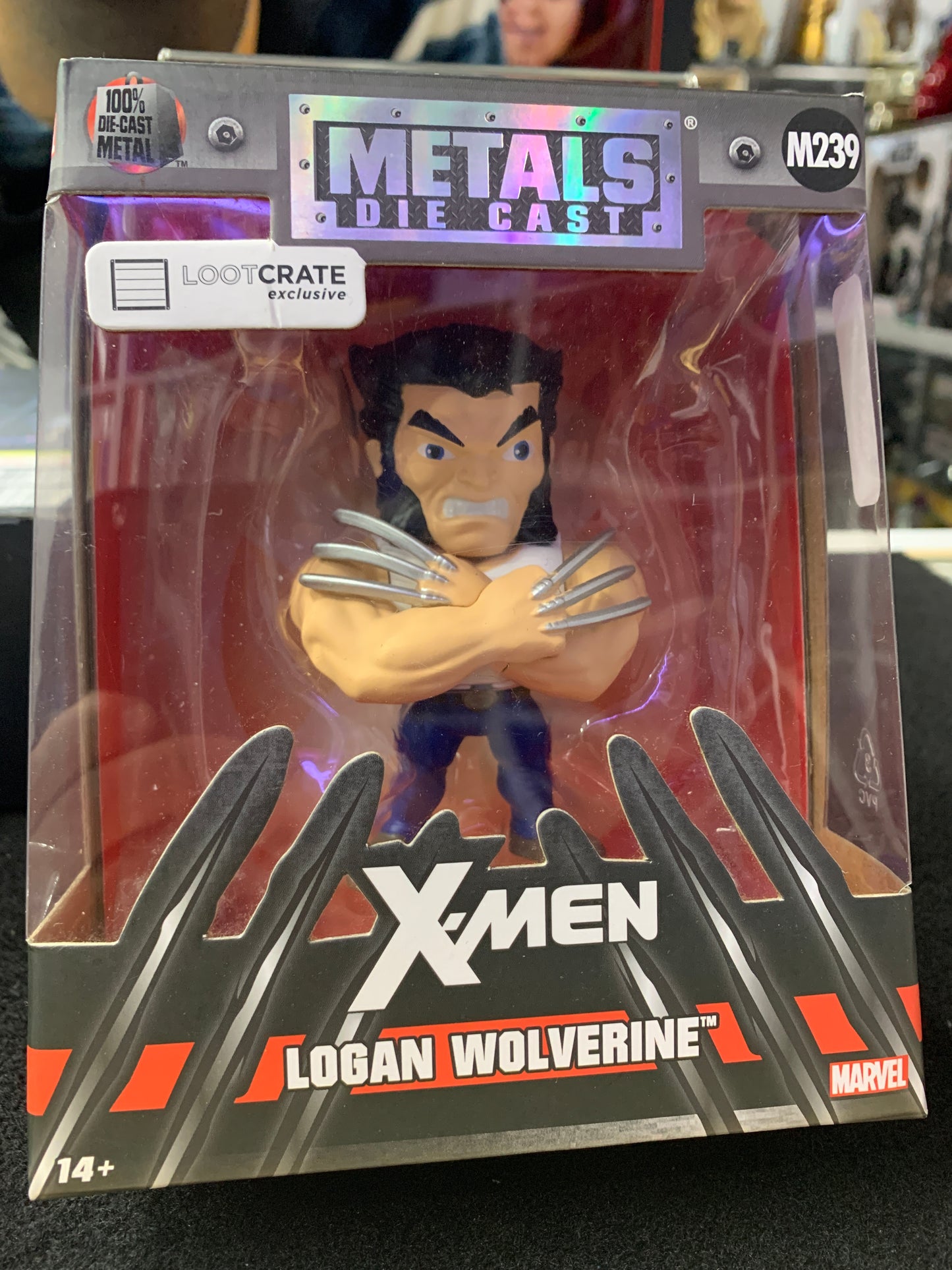 Metal die cast X -men Logan wolverine