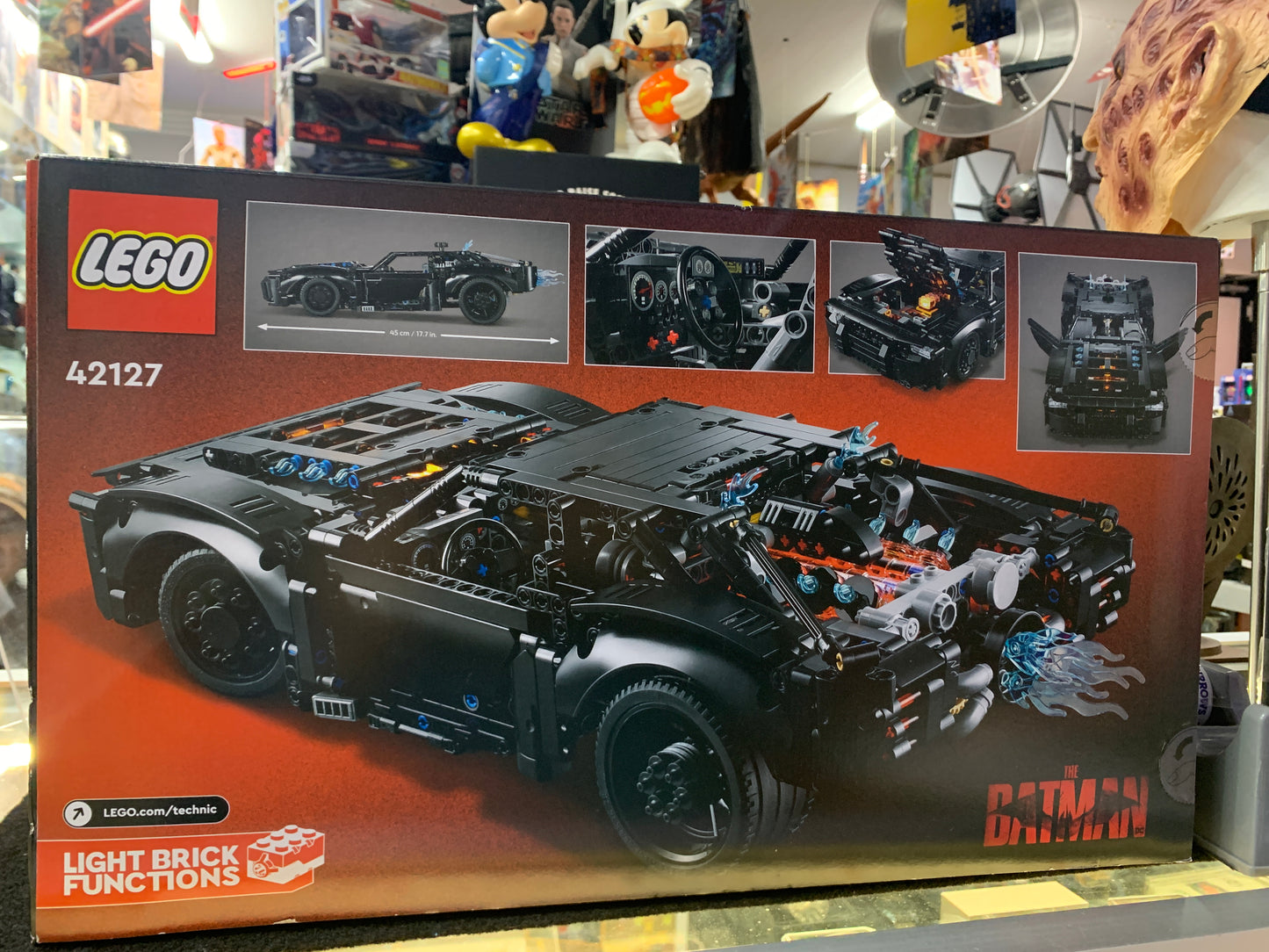 The Batman bat mobile LEGO
