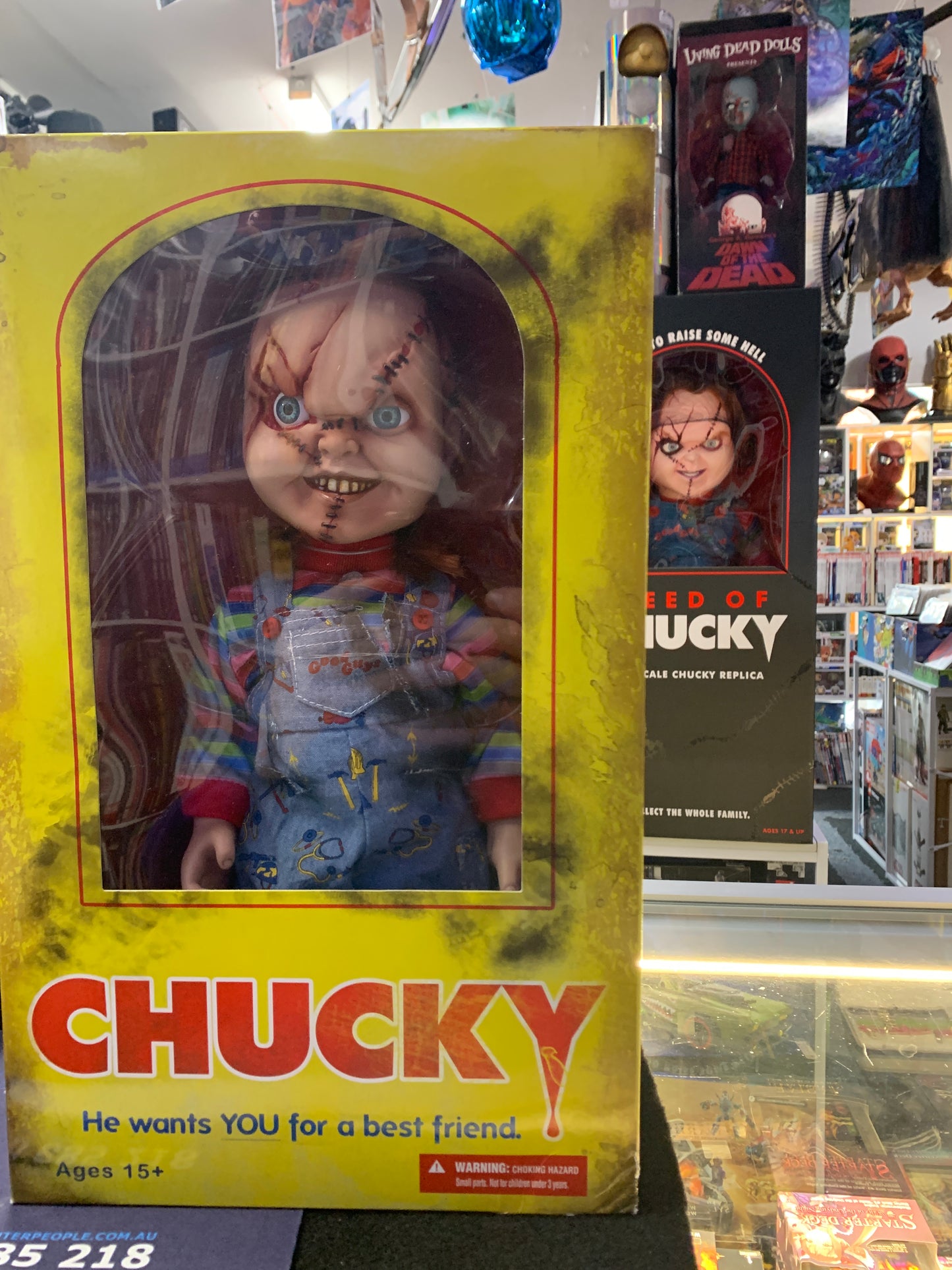 Chucky Doll he wants to be your best friend
