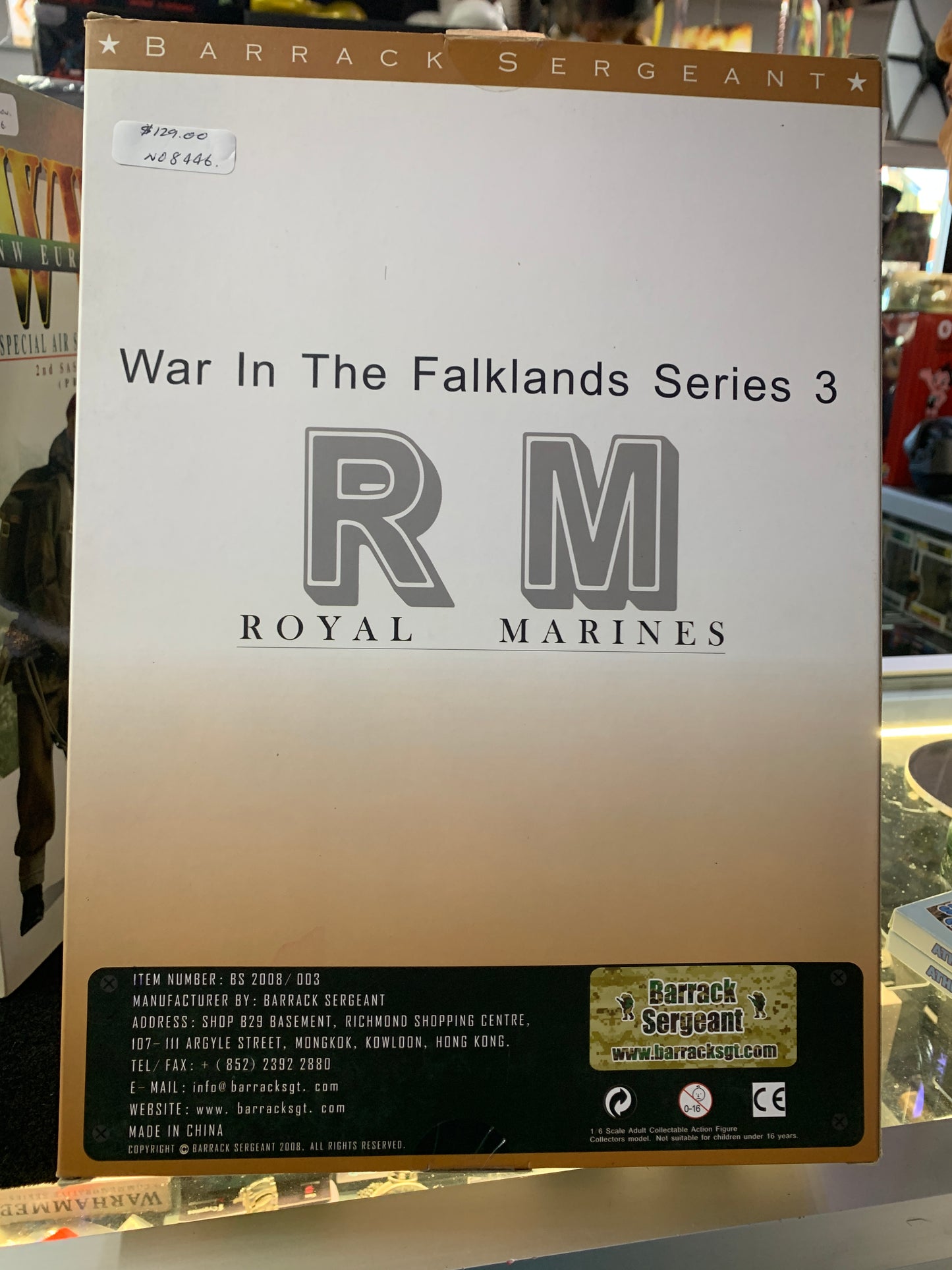 Royal Marines barrack Sergeant war in the Falklands series 3