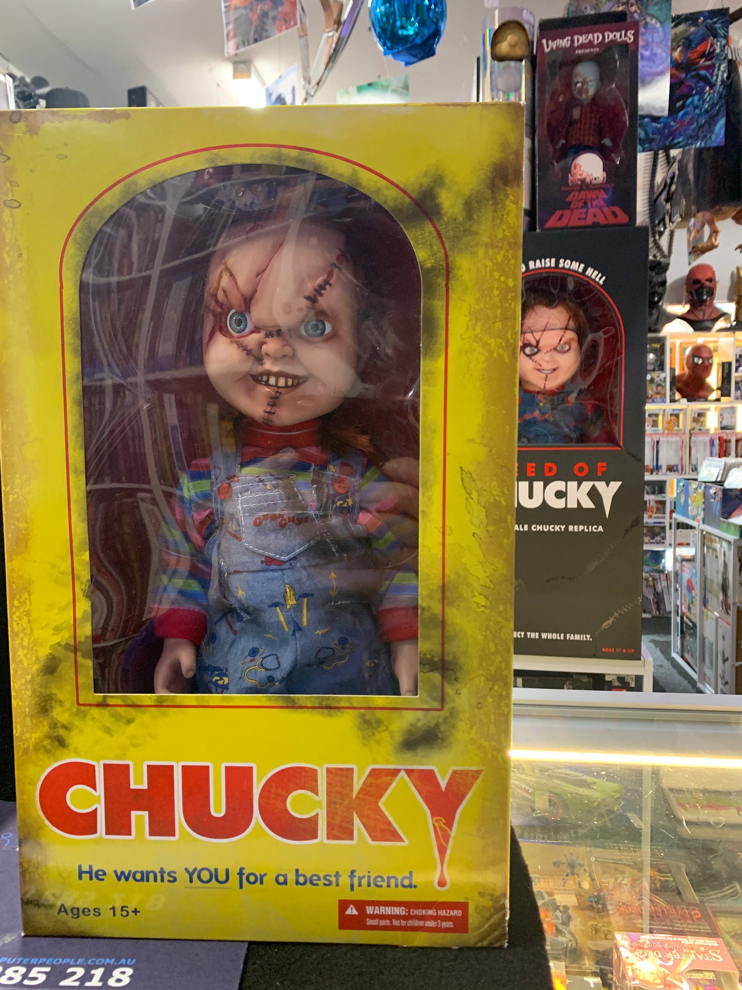 Chucky Doll he wants to be your best friend