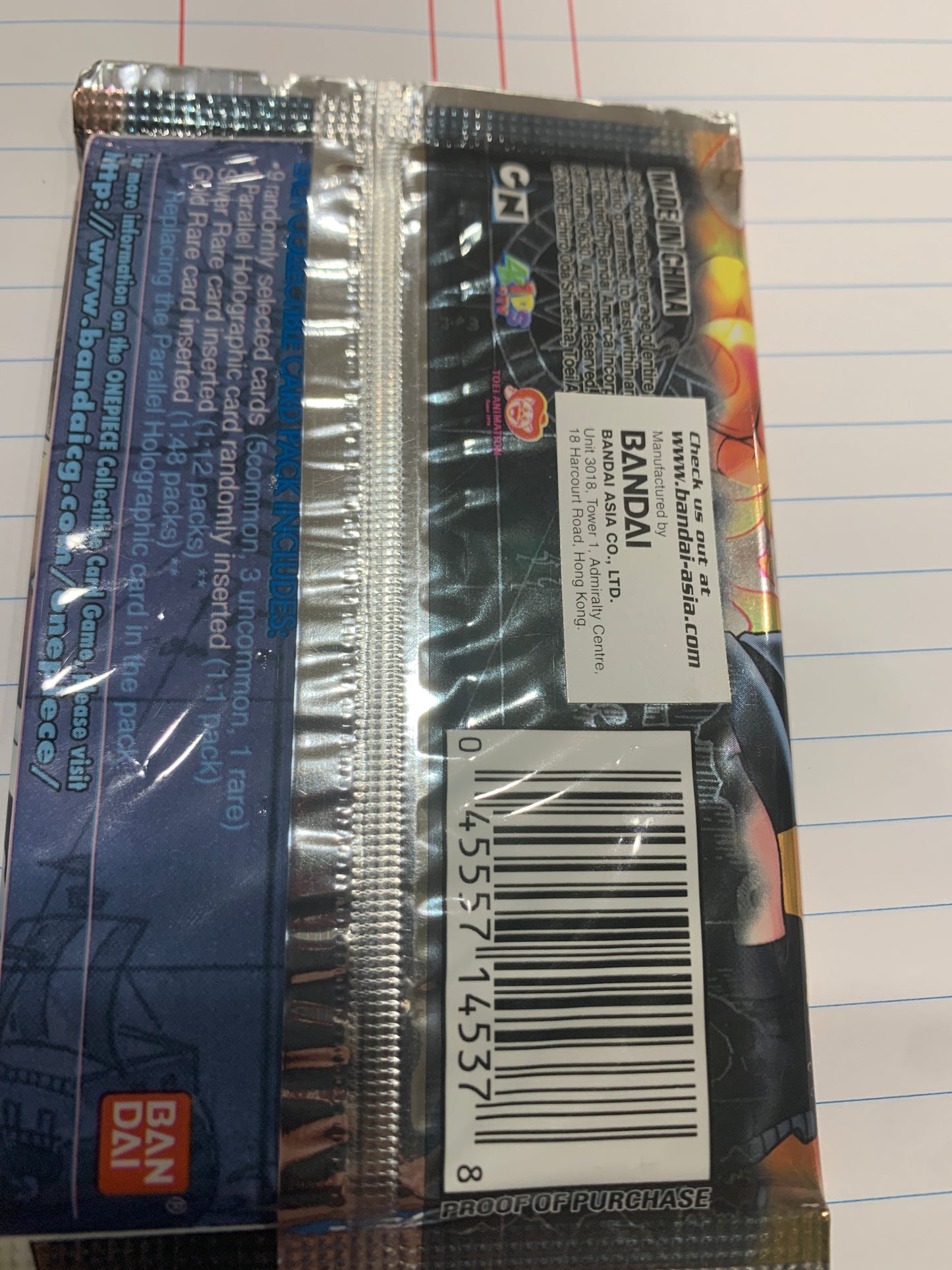 Bandai passage to the grand line sealed packet