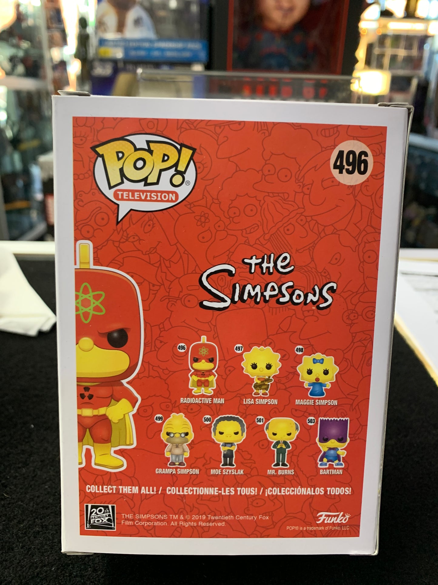 Pop funko the Simpsons 496 radioactive man