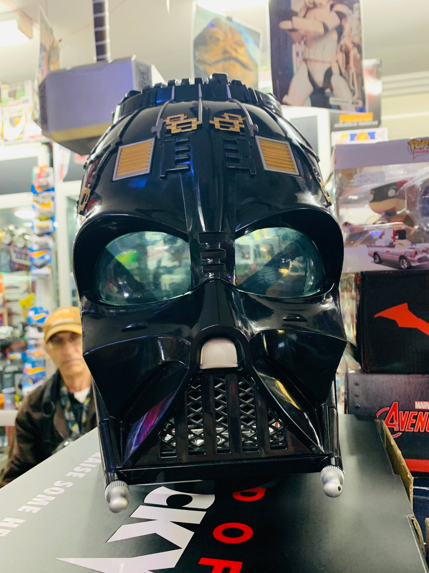 Darth Vader the black series Helmet with sound no box