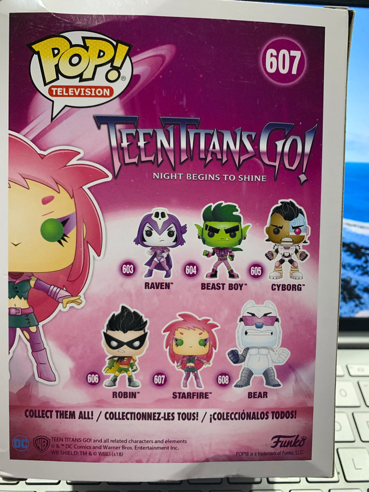 Pop vinyl teen Titans go 607 starfire