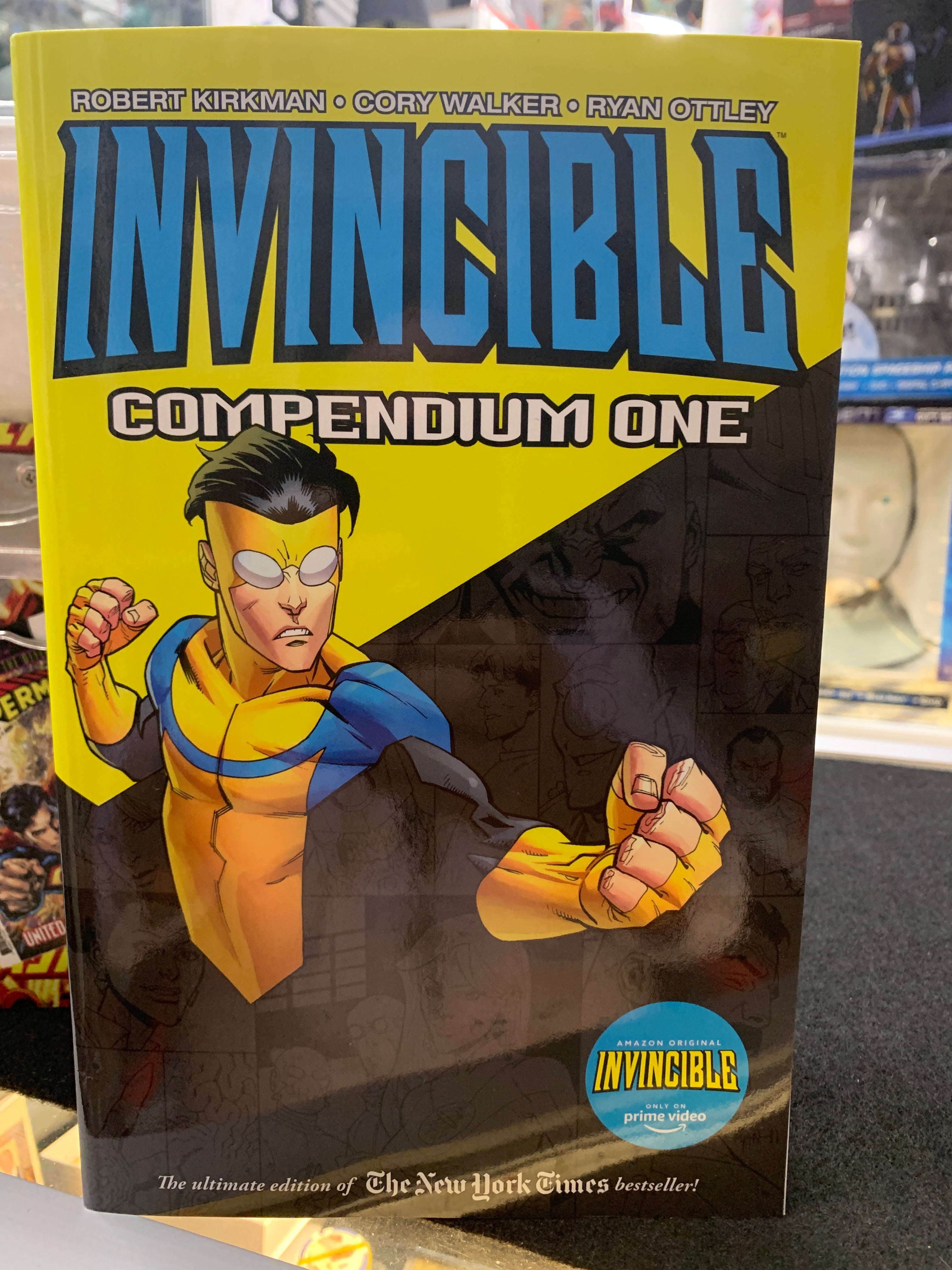 Invincible compendium one by Robert Kirk man Captain Comics and