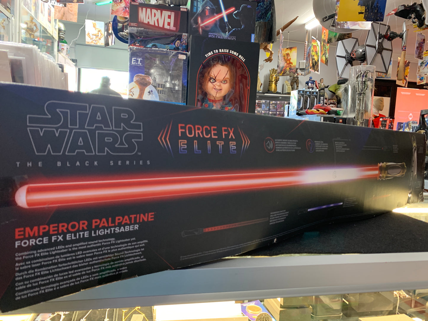 Star Wars the black series light saber the emperor palpatine