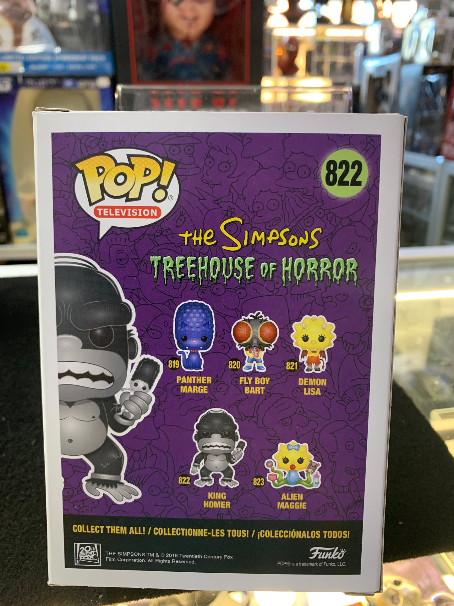 Pop funko the Simpsons treehouse of horror 822 king homer