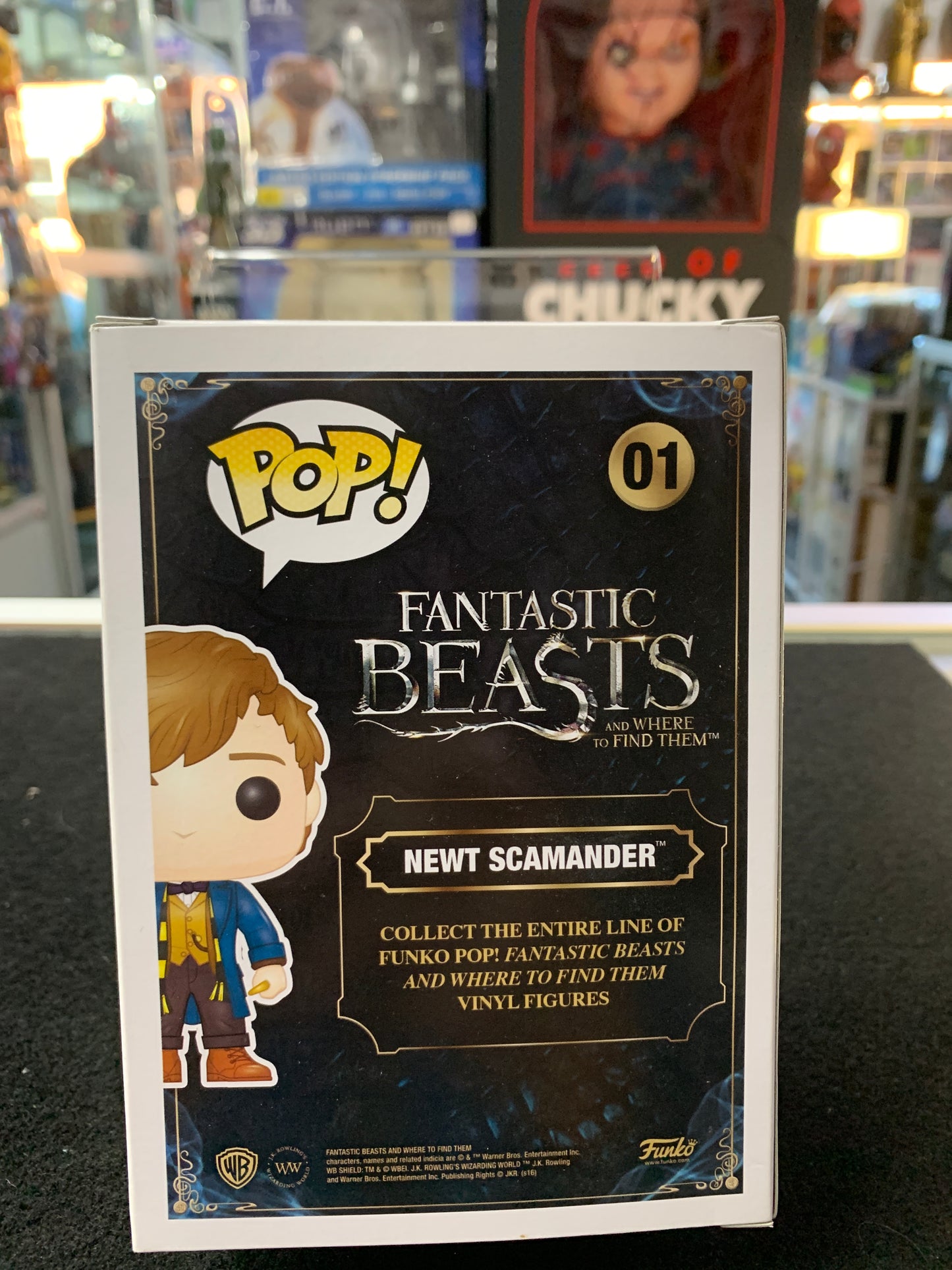 Pop funko fantastic beasts 01 newt scamander