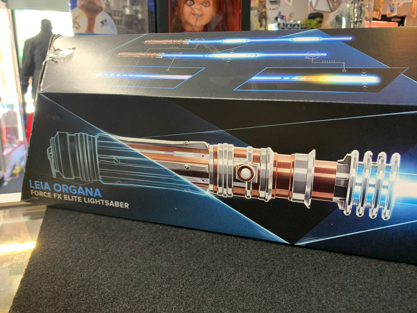 Star wars force elite Leia Ogana light saber