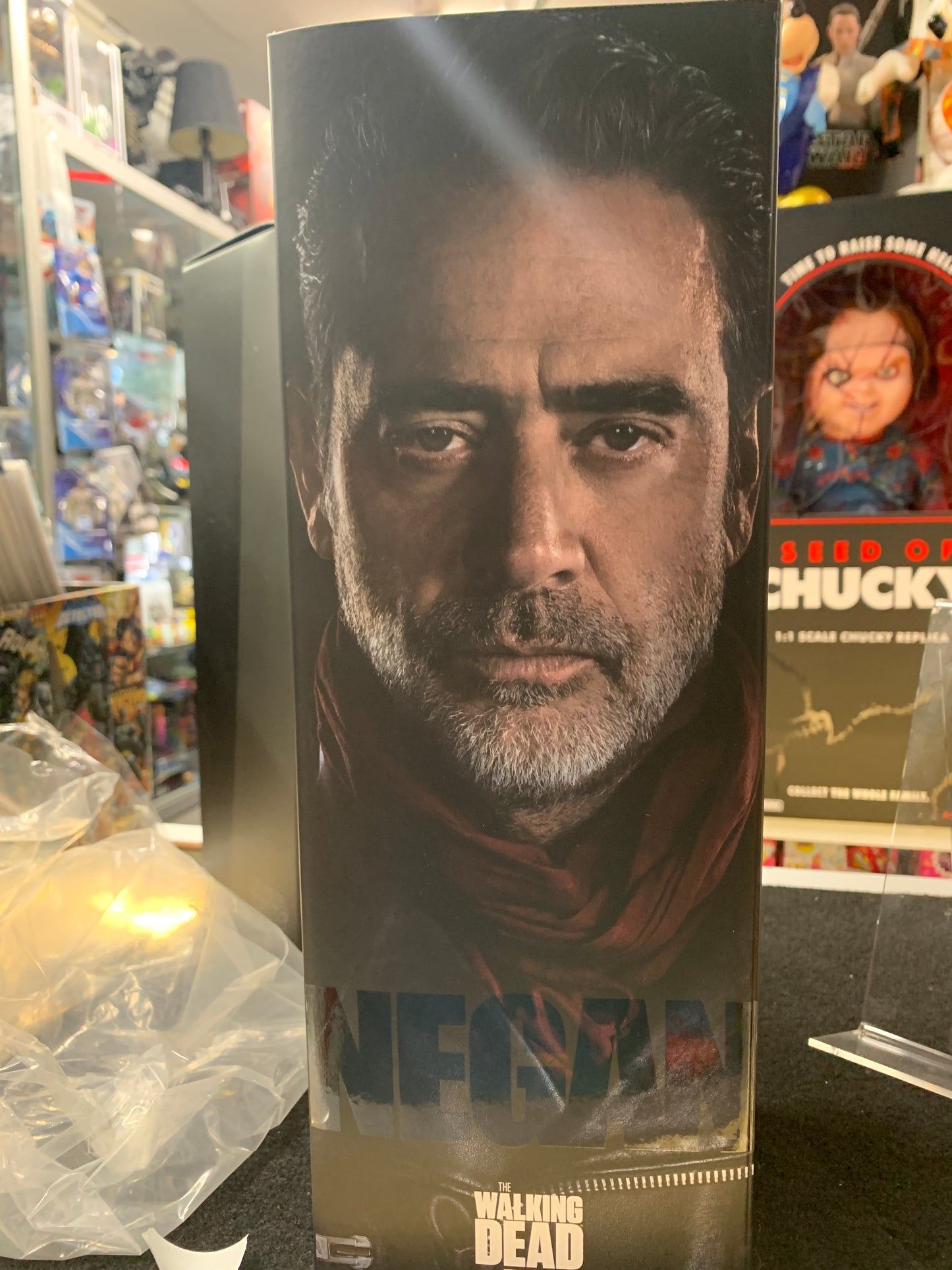 The walking dead negan empty art box