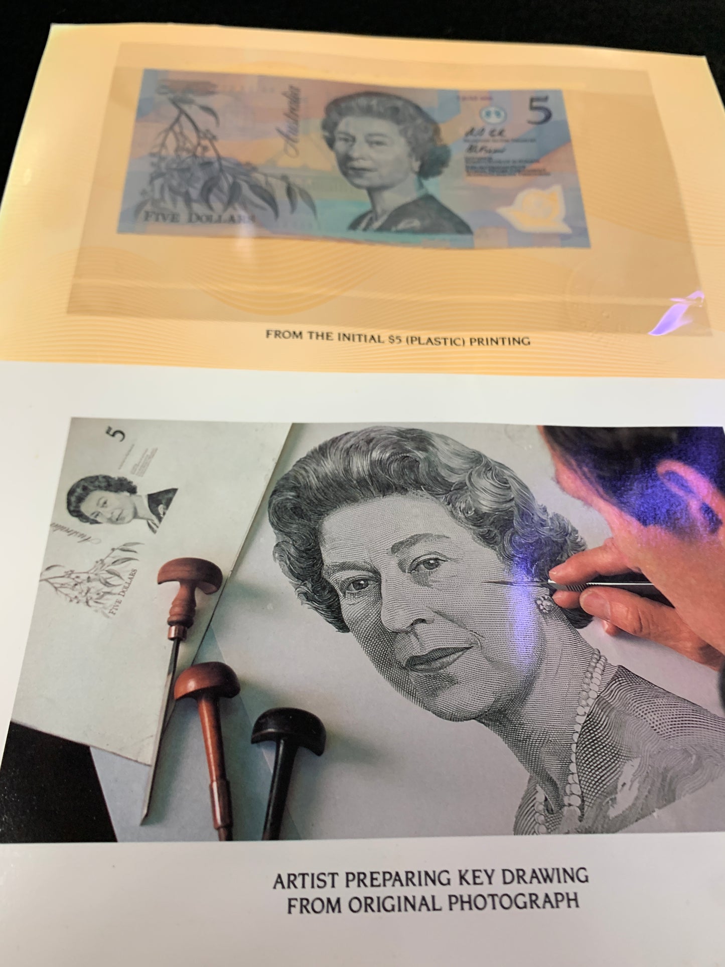 Note printing Australia $5 notes