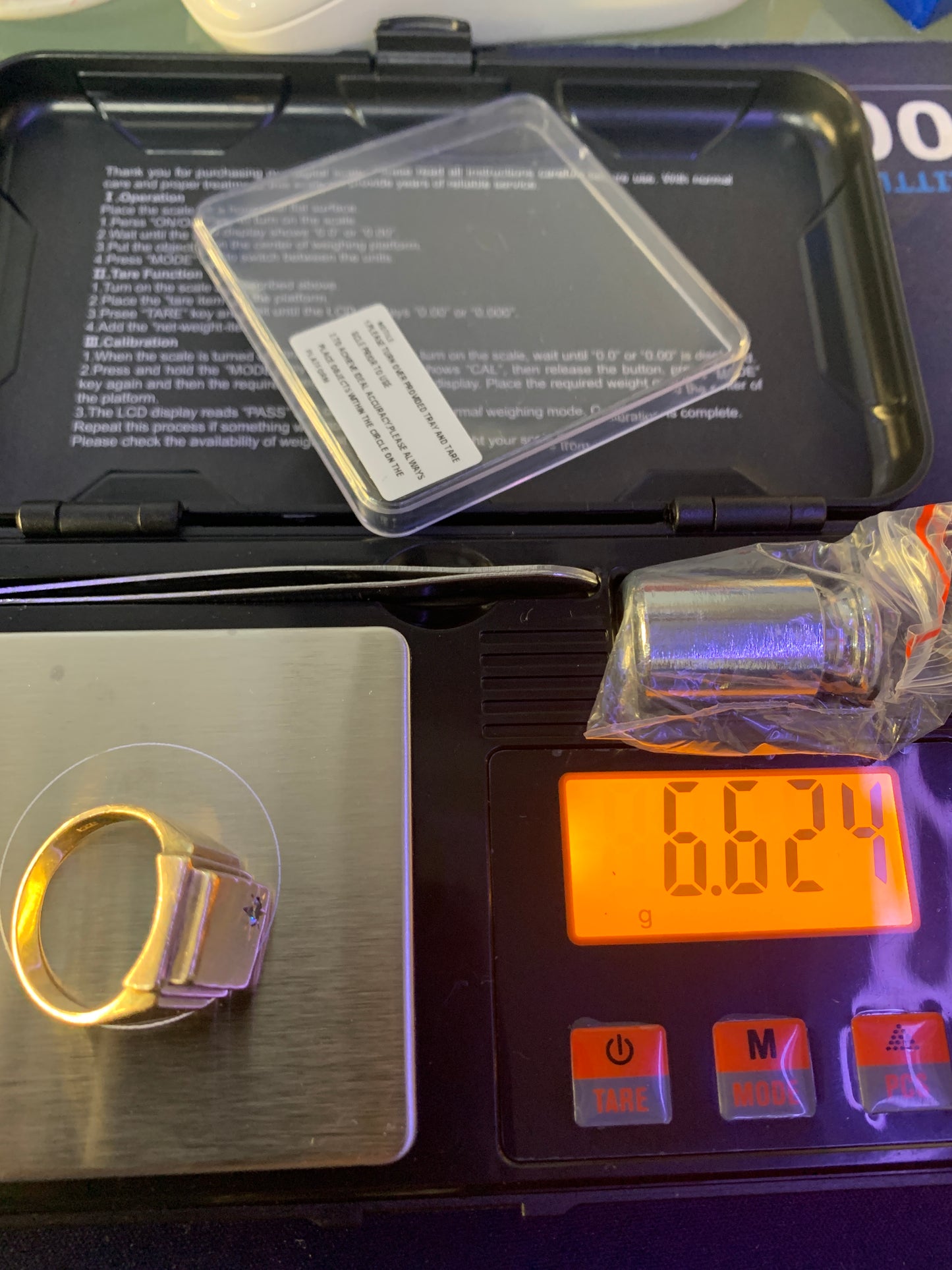 Gold ring 9ct 6.6 grams man’s ring