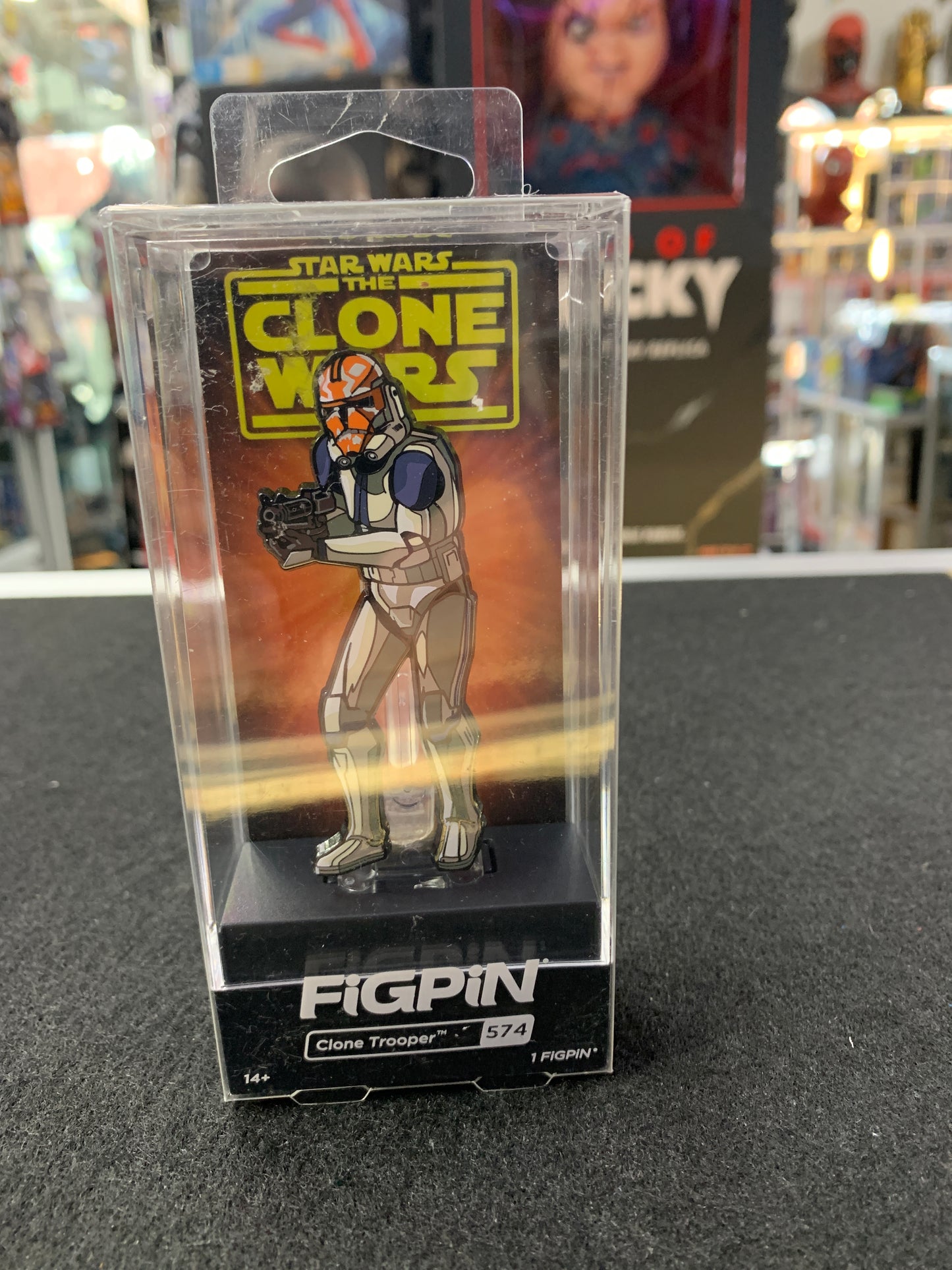 Fig pin clone trooper 574 Star Wars