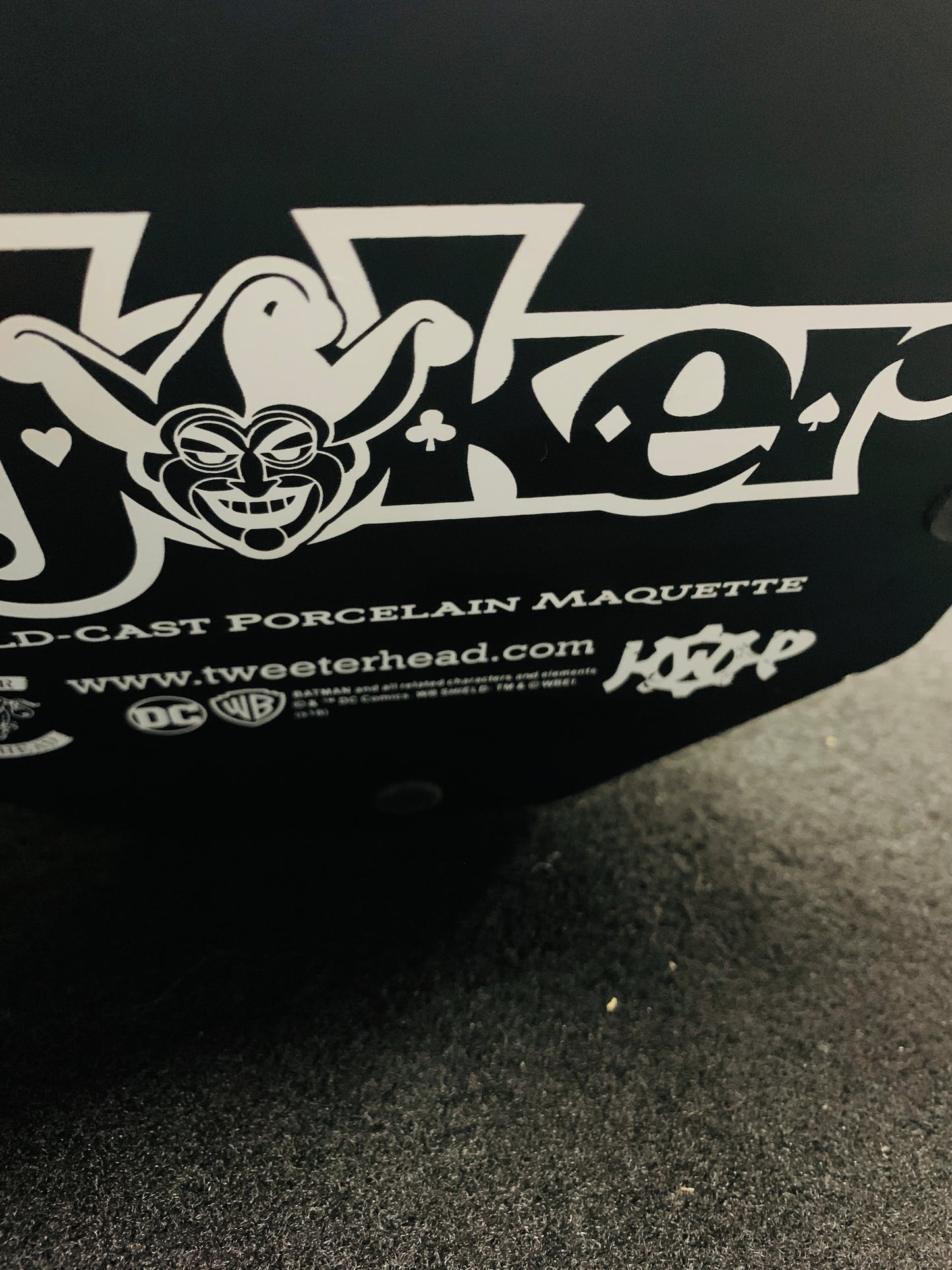 The joker tweeterhead porcelain cold cast no box