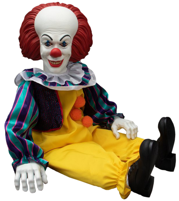 It (1990) - Pennywise 18” Roto Plush Doll - N08553