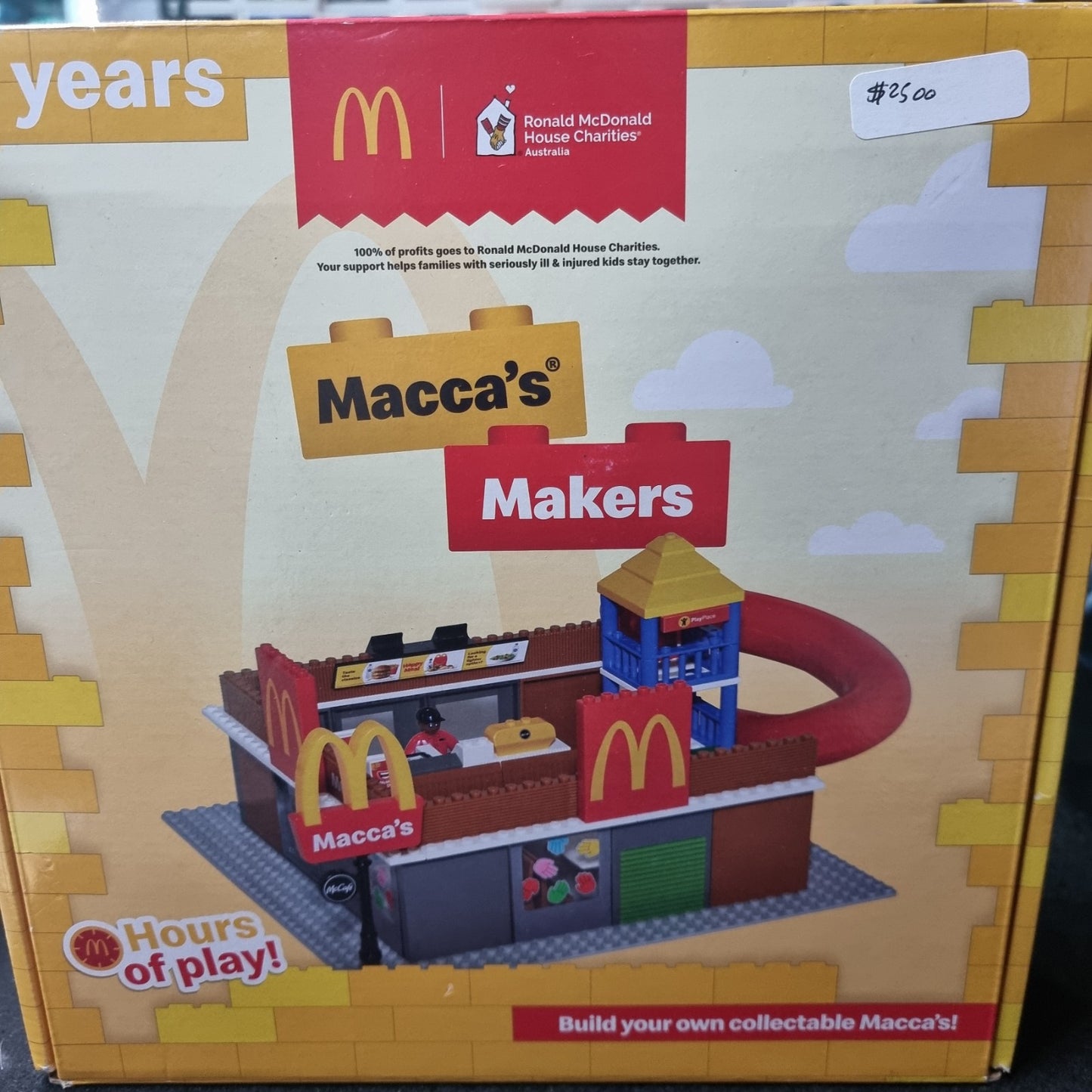 McDonald’s Brick Building Set Maccas Makers McHappy Day NOT Lego