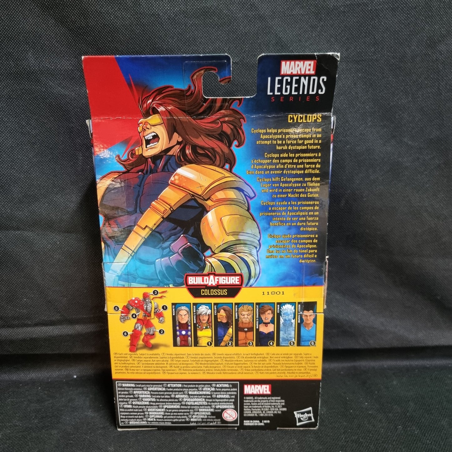 Marvel Legends Series Age of Apocalypse Cyclops Action Figure Colossus