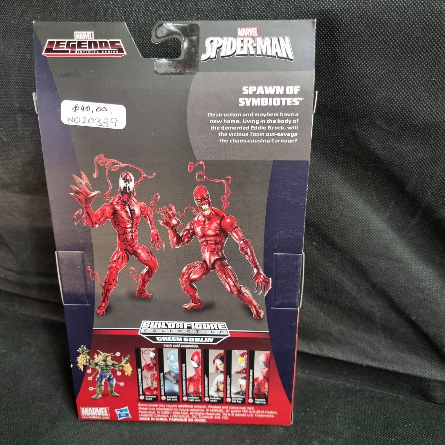 Marvel Legends Green Goblin Baf Series Spawn of Symbiotes Toxin Action Figure