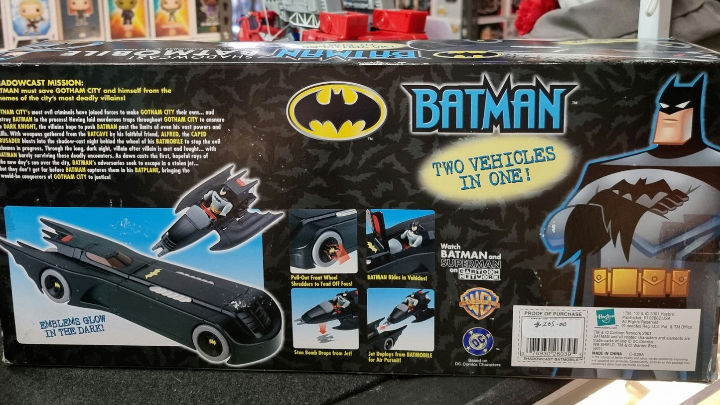 Batman Shadowcast Batmobile Gotham City 2001 Hasbro DC Comics