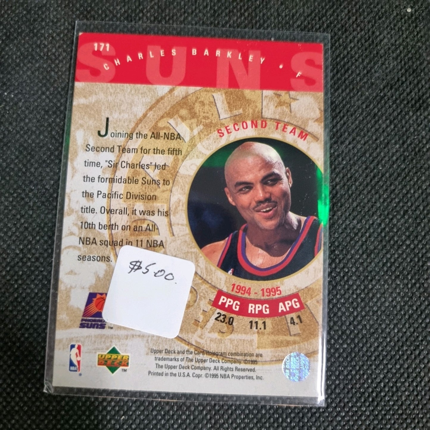 1995-96 Upper Deck - All-NBA - Charles Barkley #171