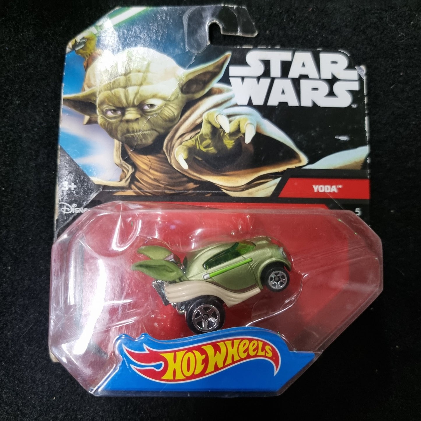 Yoda Star Wars Die-Cast Hot Wheels Character Car ( 2014 )