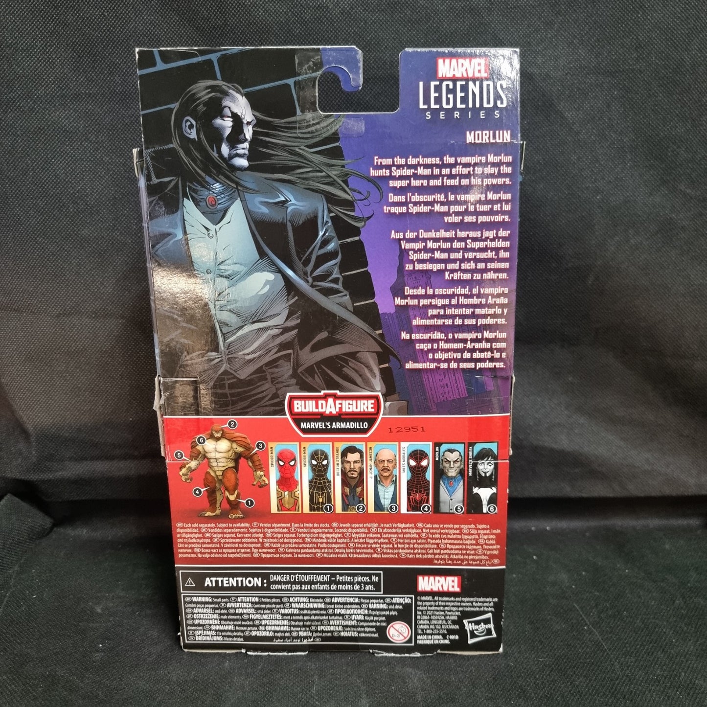 Hasbro Spider-Man Marvel Legends Series MORLUN 6-Inch Action Figure
