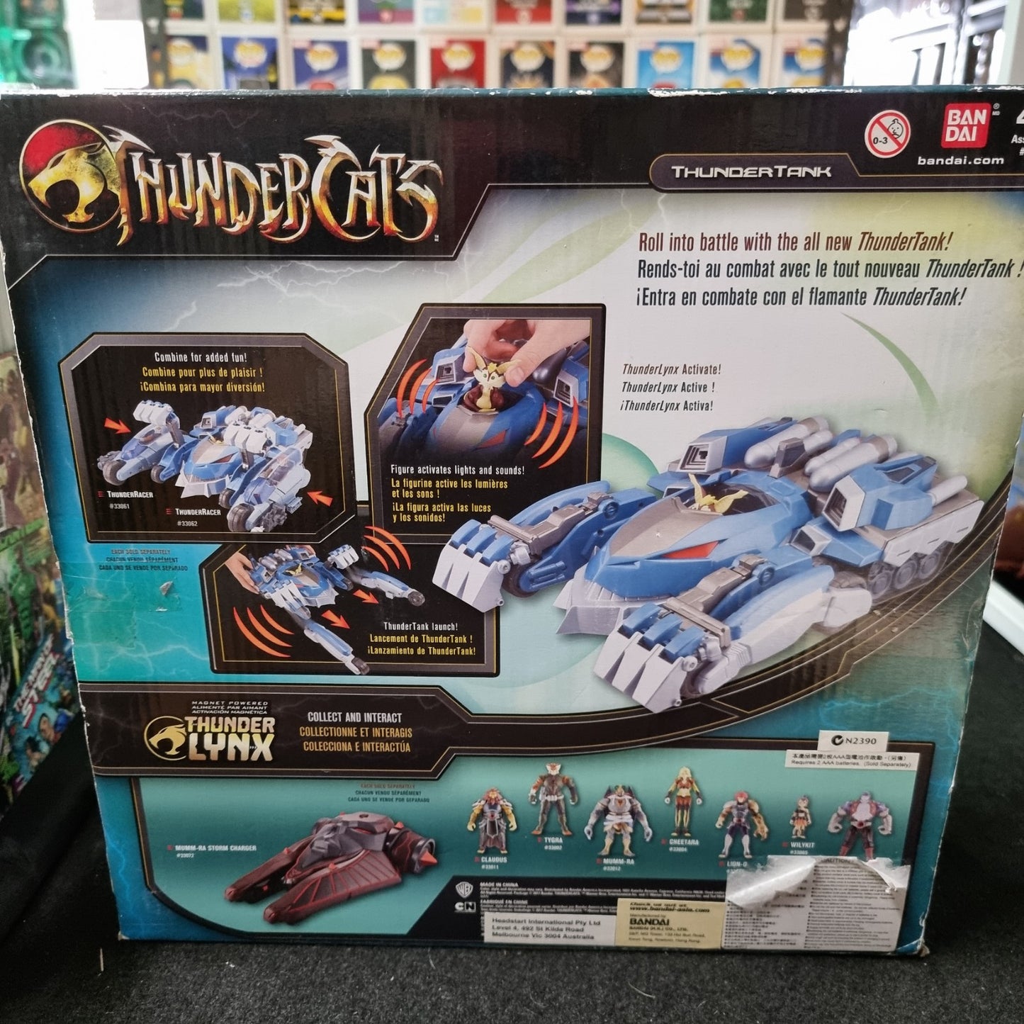 2011 Bandai ThunderCats Vehicle And Action Figure Thundertank