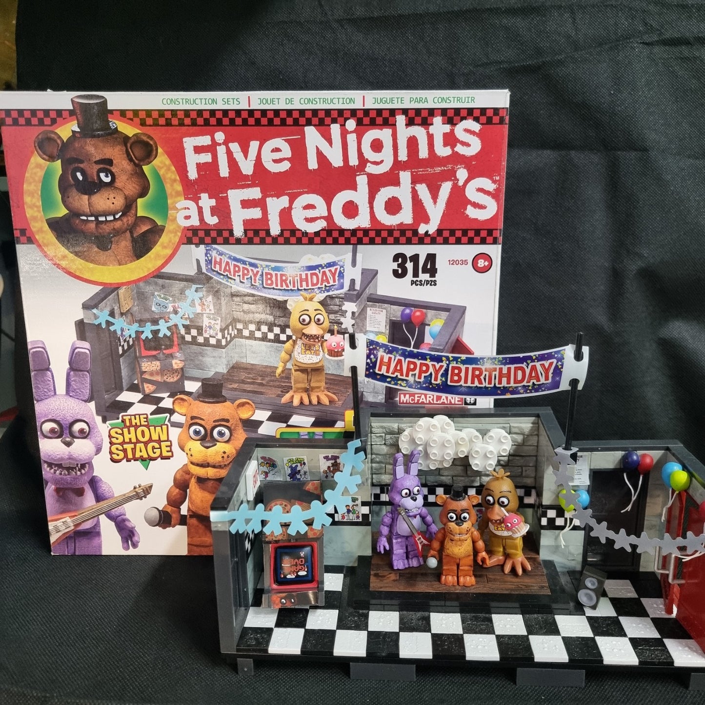 McFarlane Toys Five Nights At Freddy’s The Show Stage Freddy Bonnie Chica