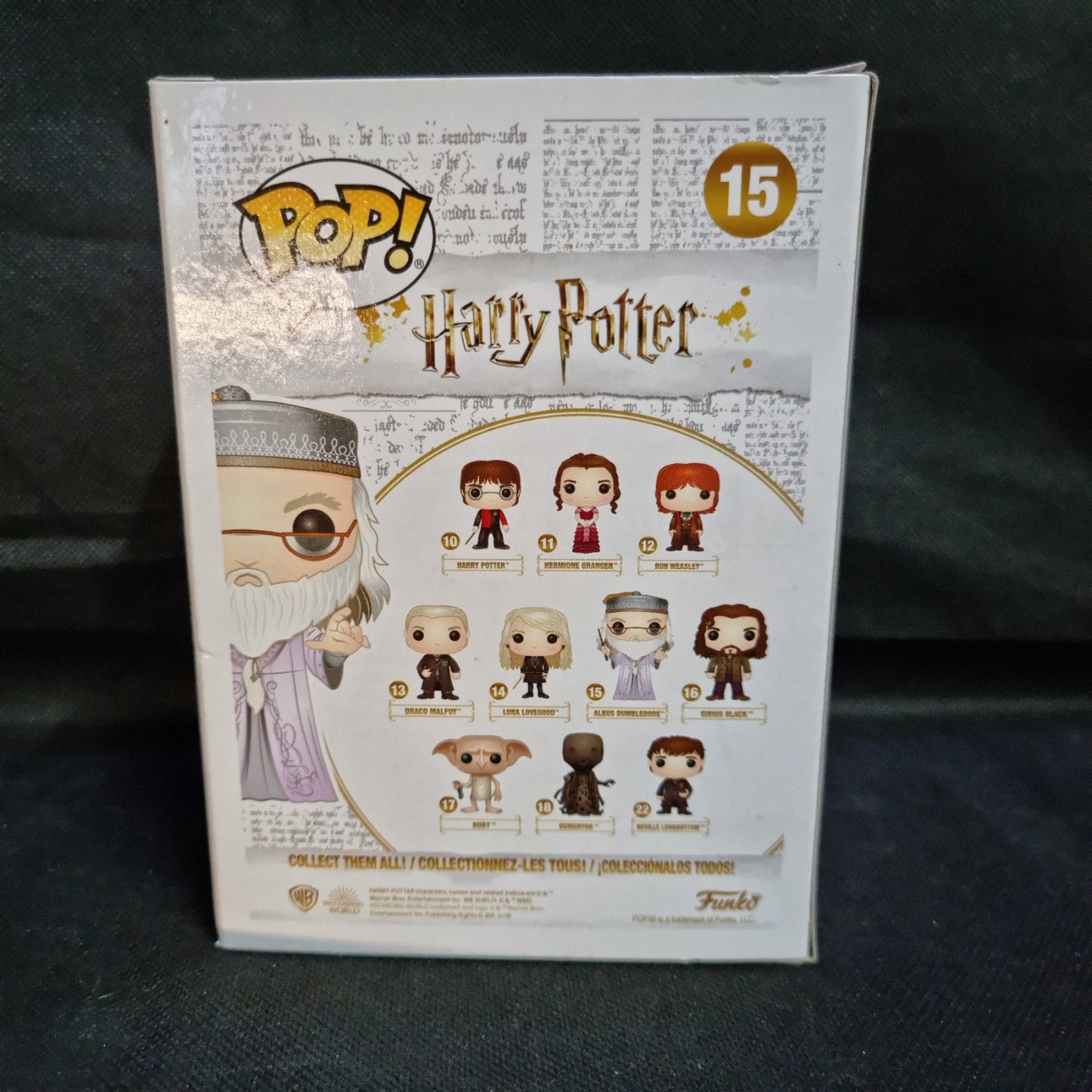 Funko Pop! Vinyl: Harry Potter - Albus Dumbledore (w/ Wand) #15