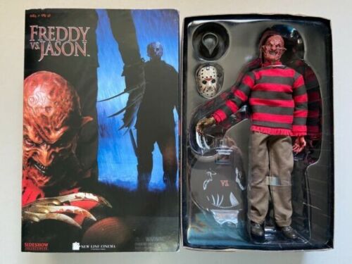 Sideshow Collectibles 1/6 Scale Freddy vs Jason Freddy Krueger Signed - N0303