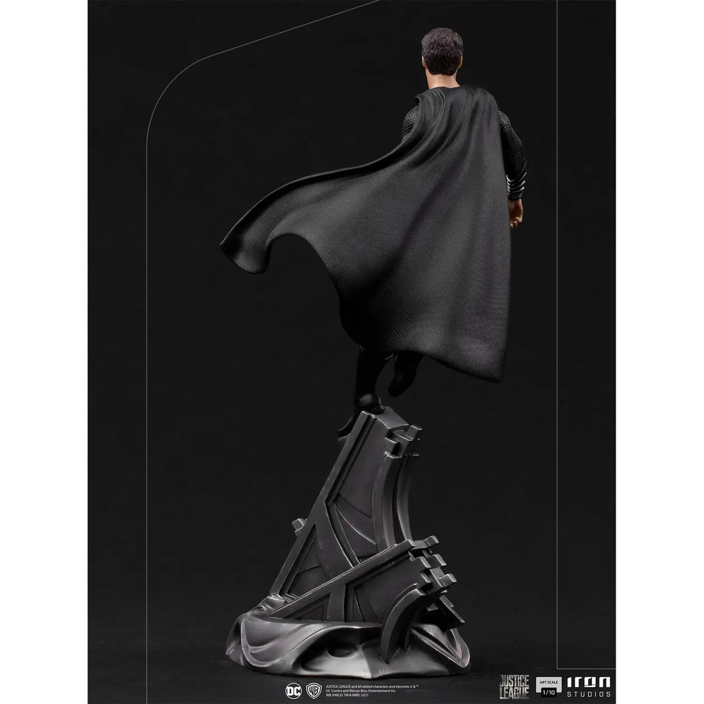 Iron Studios Zack Snyder's Justice League Art Scale Statue 1/10 Superman Black Suit