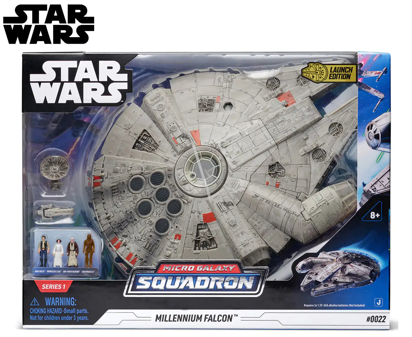 Star Wars 9" Micro Galaxy Squadron: Millennium Falcon