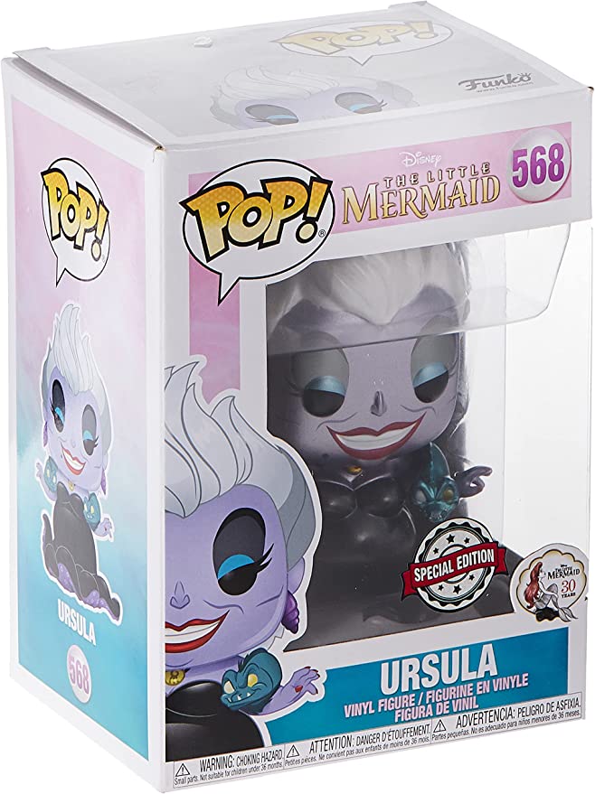 Funko Pop! Disney #568 The Little Mermaid Metallic Ursula (D23/Summer Expo Shared Exclusive)
