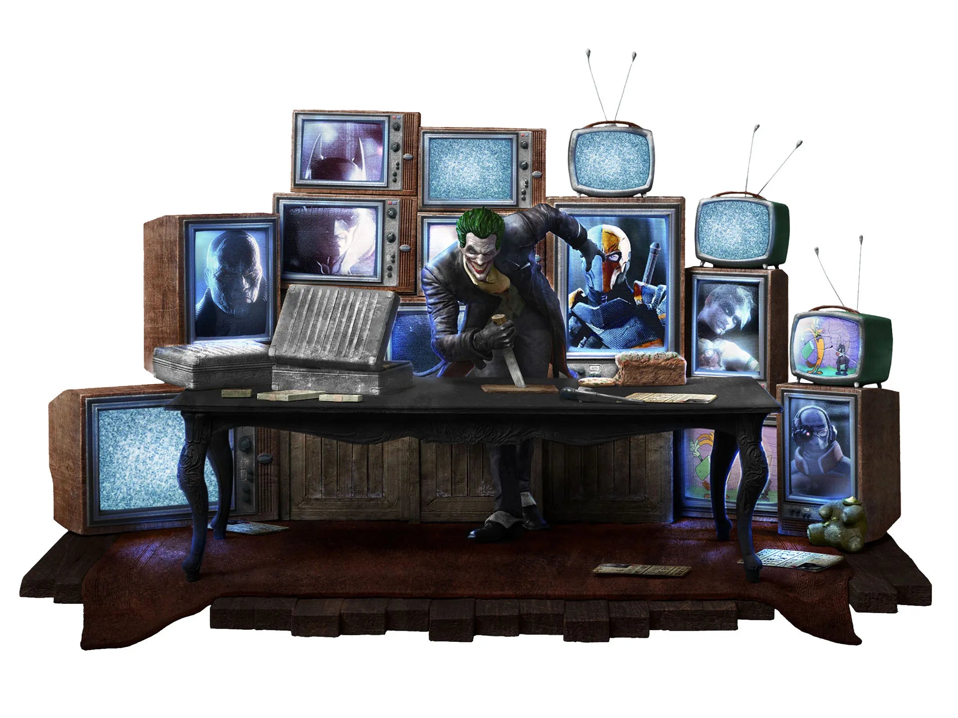 Batman Arkham Origins Collectors Edition Joker Statue Bundle XBOX