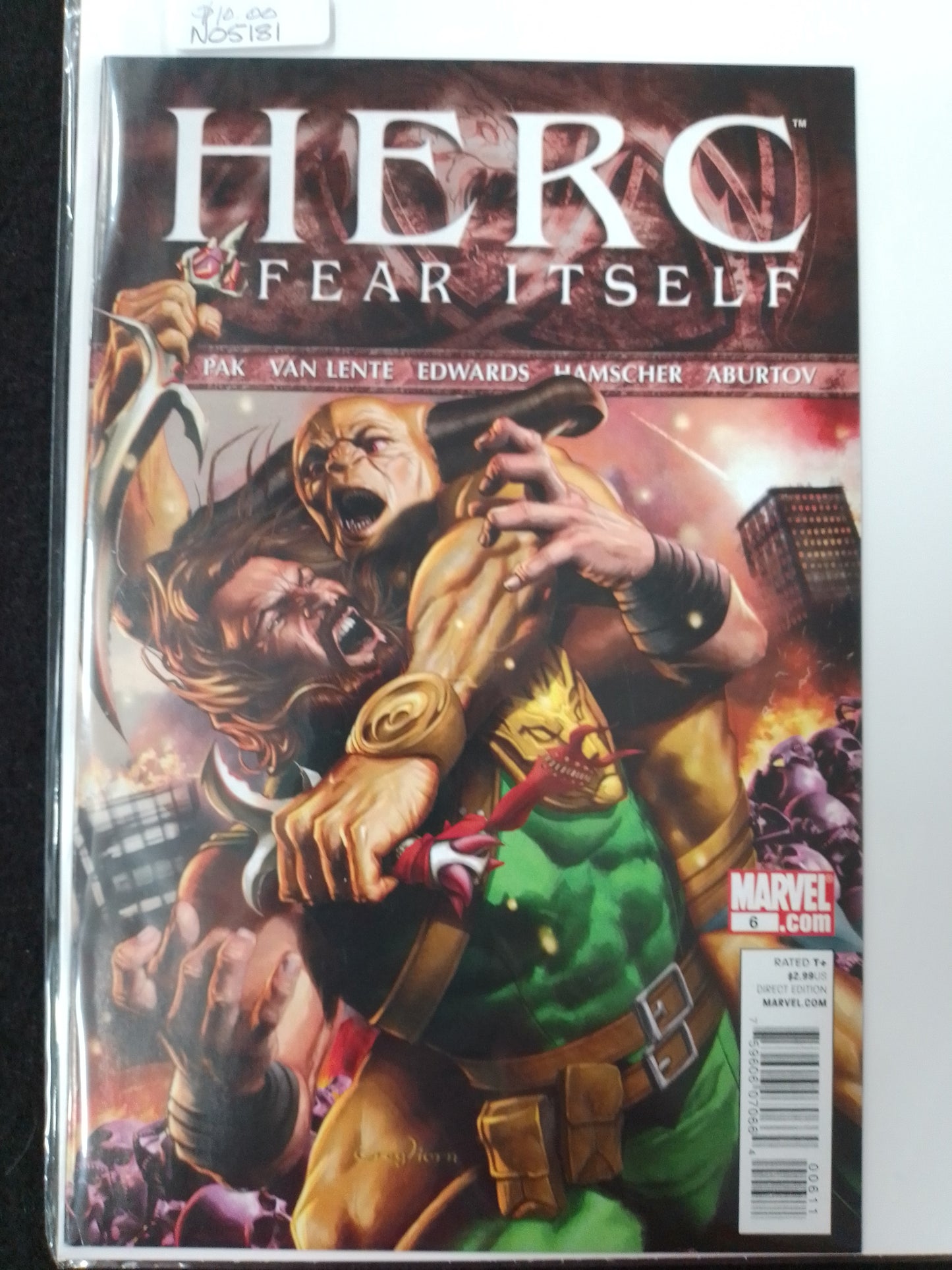 Herc Fear Itself #6 Comic Book - N05181