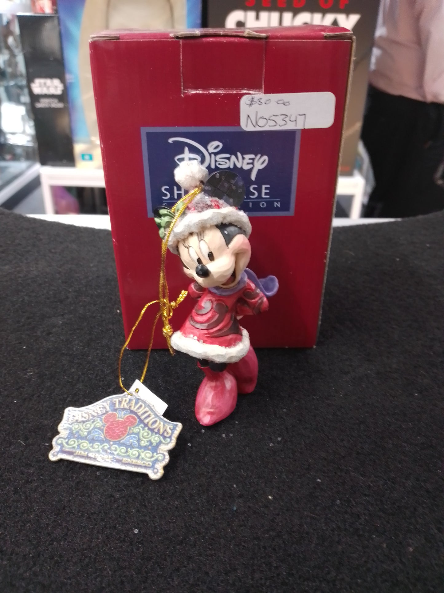 Jim Shore Disney Traditions Sugar Coated Minnie Mouse Hanging Ornament - N05347