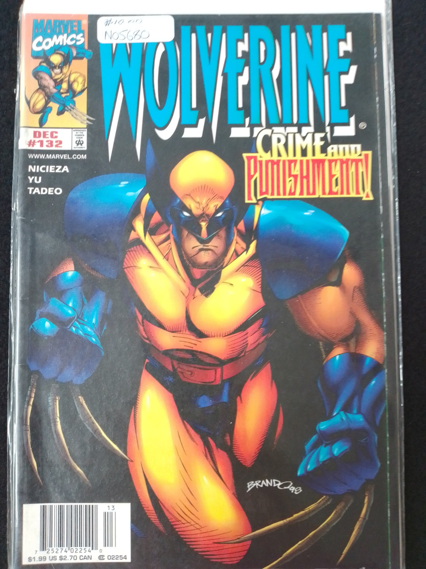 Wolverine Crime And Punishment #132 Comic Book - N05680