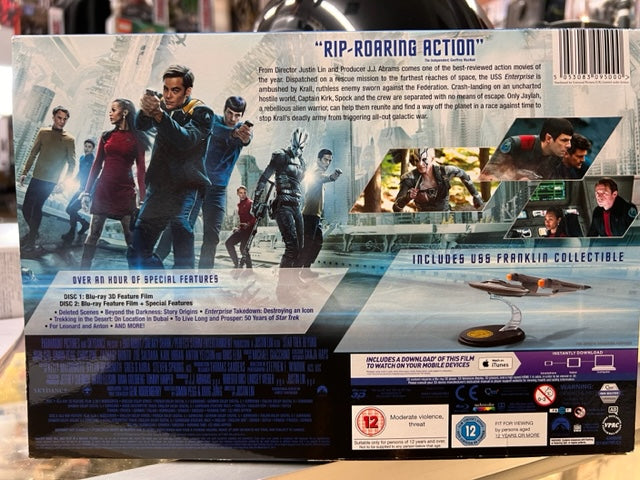 Star Trek Beyond 4K Ultra HD 3D 2D Blu-ray USS Franklin Collectible Gift Set