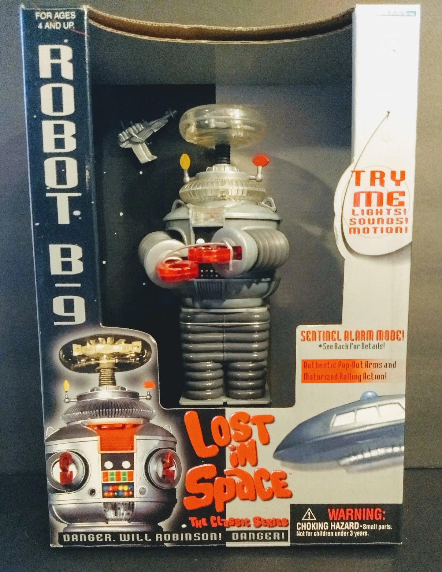 Lost In Space Robot B9 Toy Classic TV Series!Authentic Vintage '97! Lost In Space Robot B9 TV Series! Trendmasters Intact! In Box! Like New!