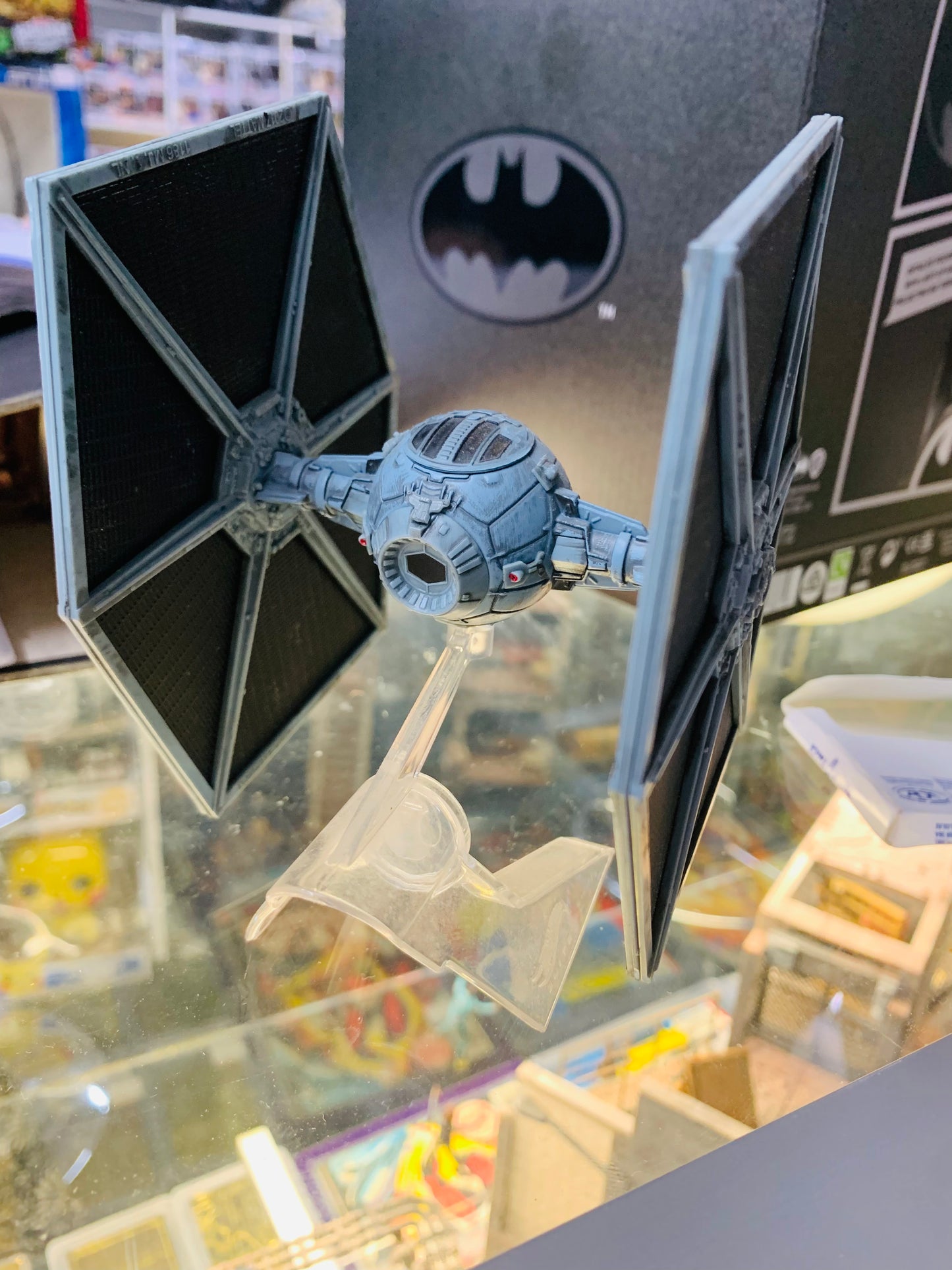 Star Wars mini fighter statue