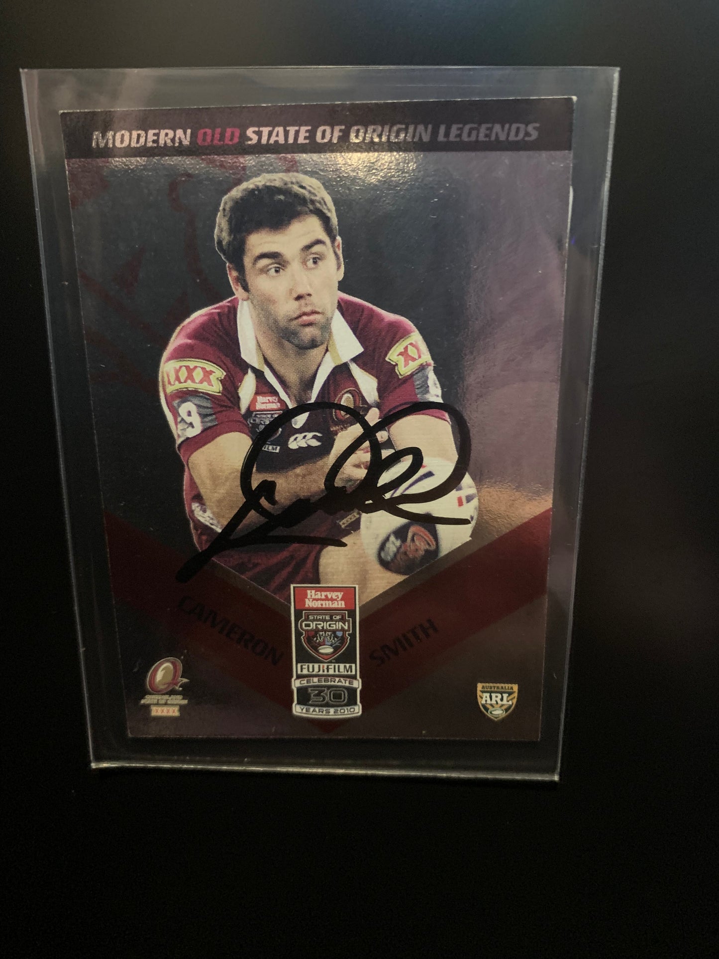 Cameron smith nrl signed card