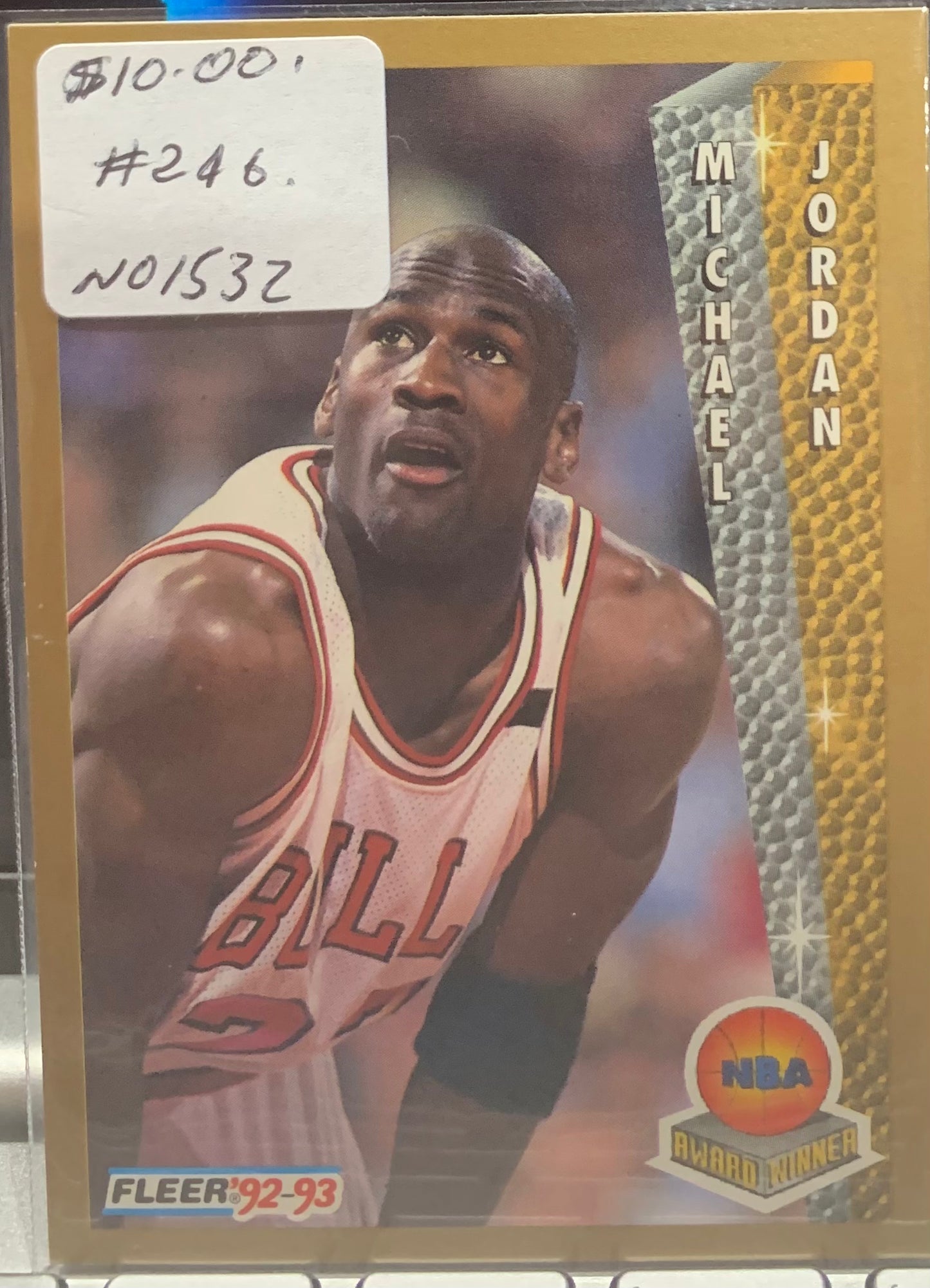 Michael Jordan fleer 92-93 n246