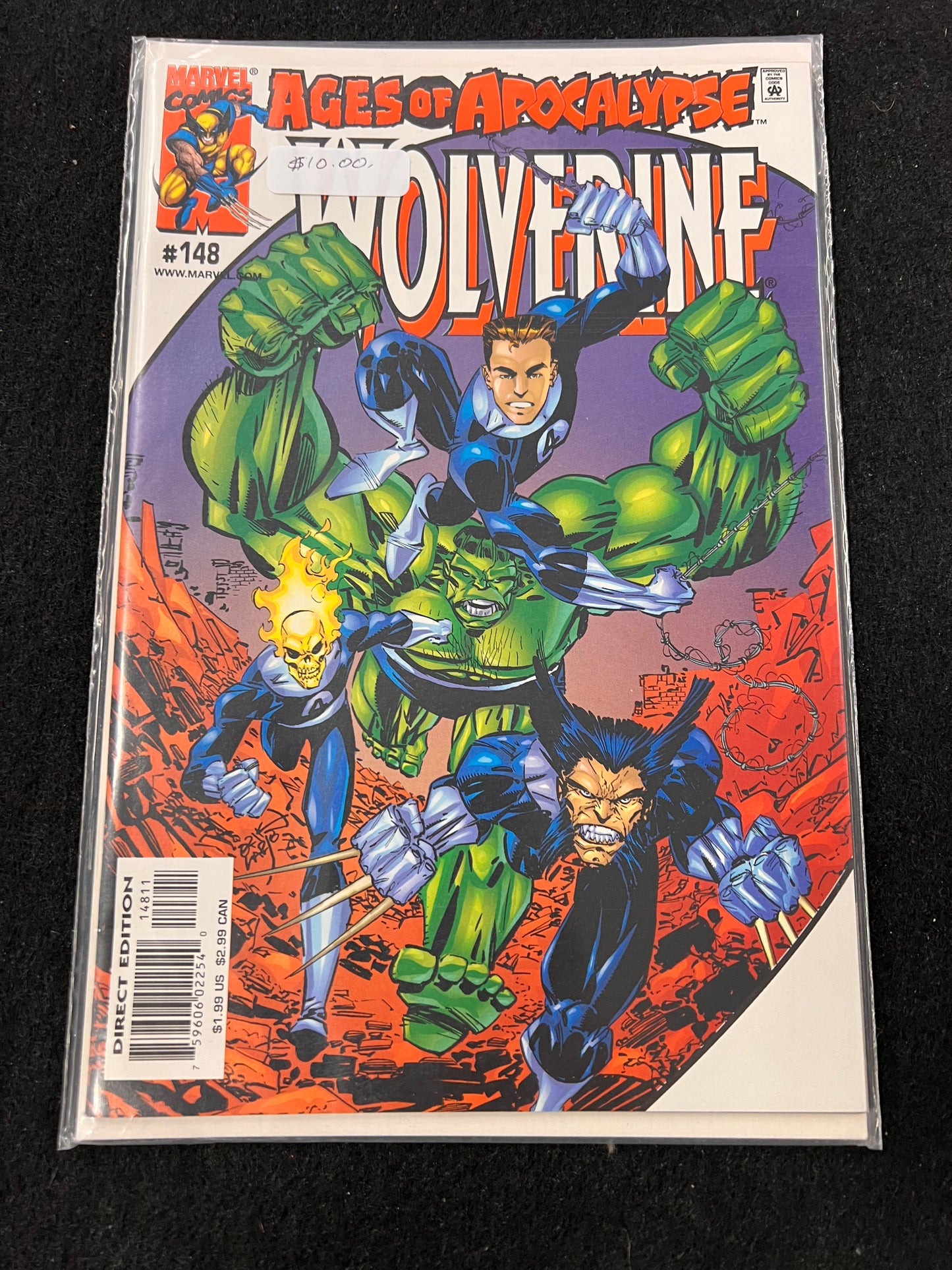 WOLVERINE #148 Marvel 2000 (X-MEN) "Ages of Apocalypse"