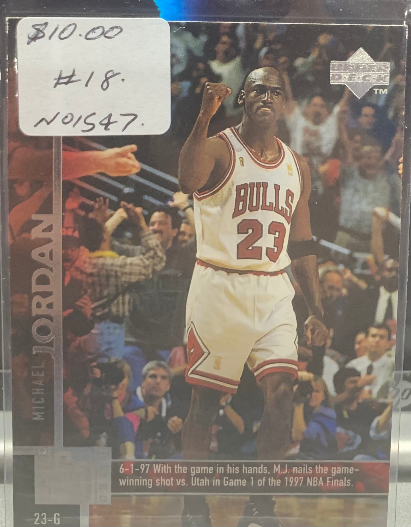Michael Jordan upper deck n18