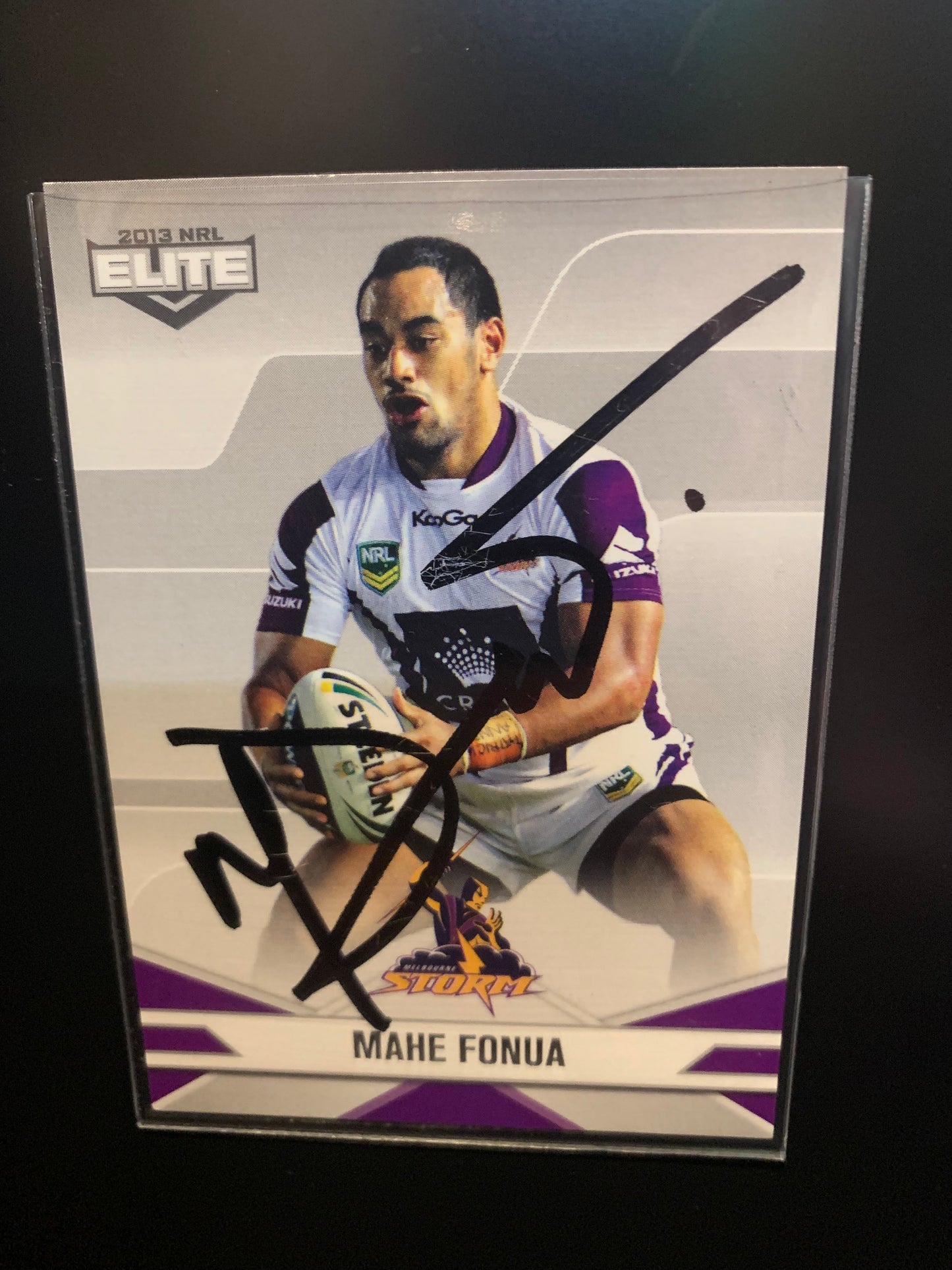 Mahe Fonua nrl signed card