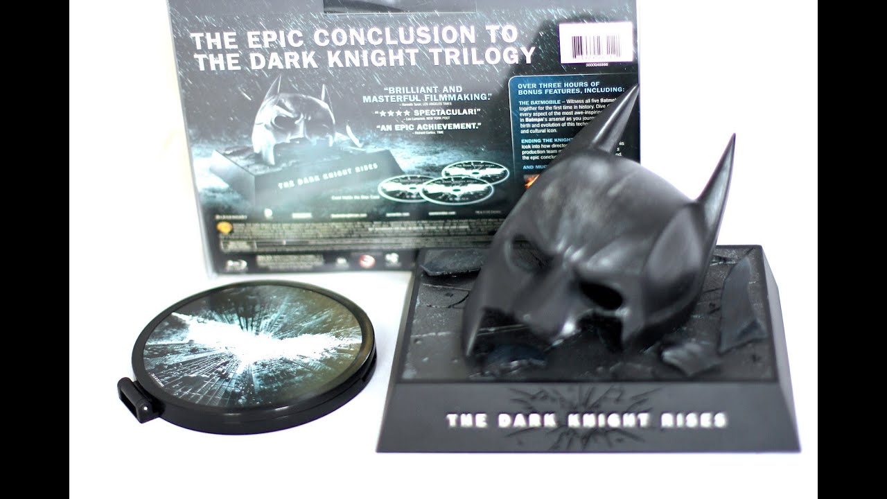 The Dark Knight Rises (Blu-Ray, 2-Discs) Helmet Limited Edition