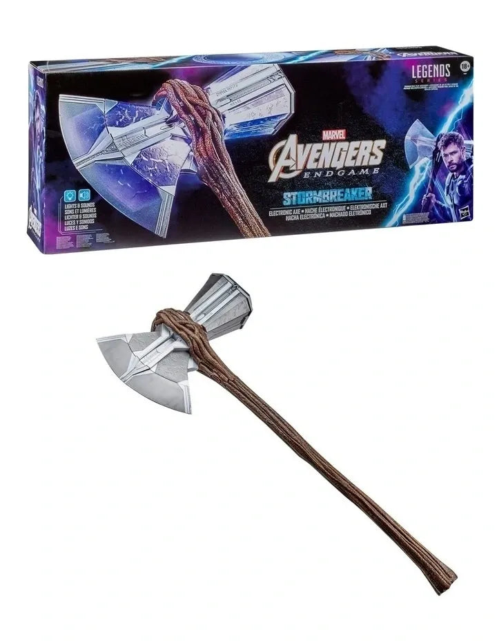 Marvel E9967 Avengers Endgame ’s Stormbreaker Electronic Axe Thor Premium Roleplay Item with Sound FX