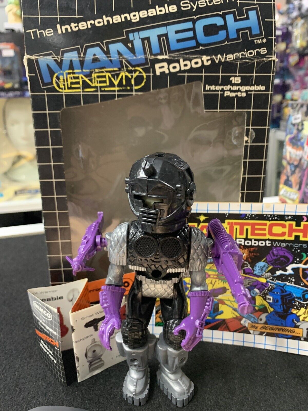 Mantech Robot Warriors 1983 Box In Poor Condition Remco