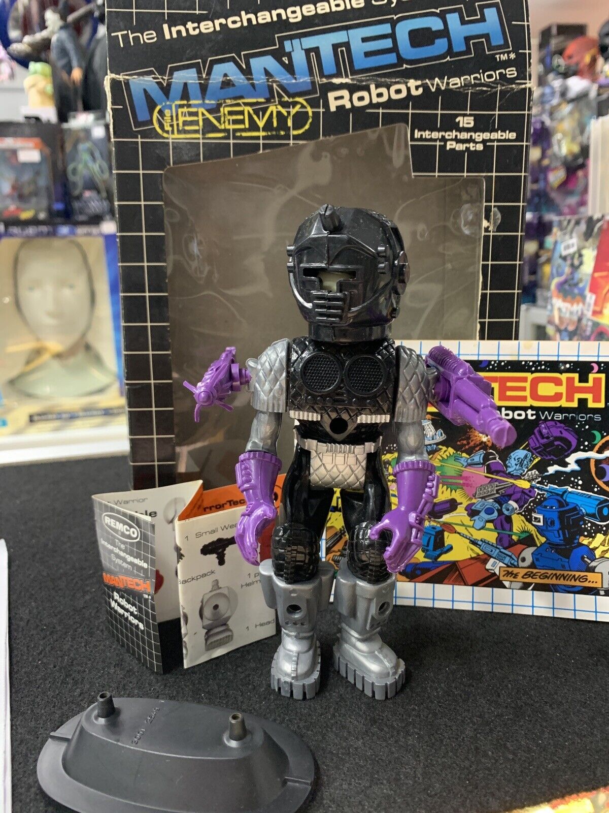 Mantech Robot Warriors 1983 Box In Poor Condition Remco